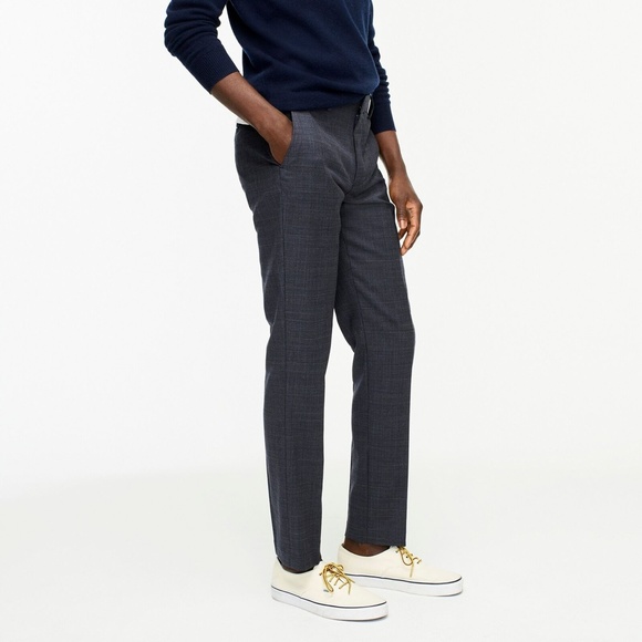 J. Crew Other - ✨NWT✨ J. CREW Bowery Stretch Wool Blend Slim Fit Pant in Navy 34x32